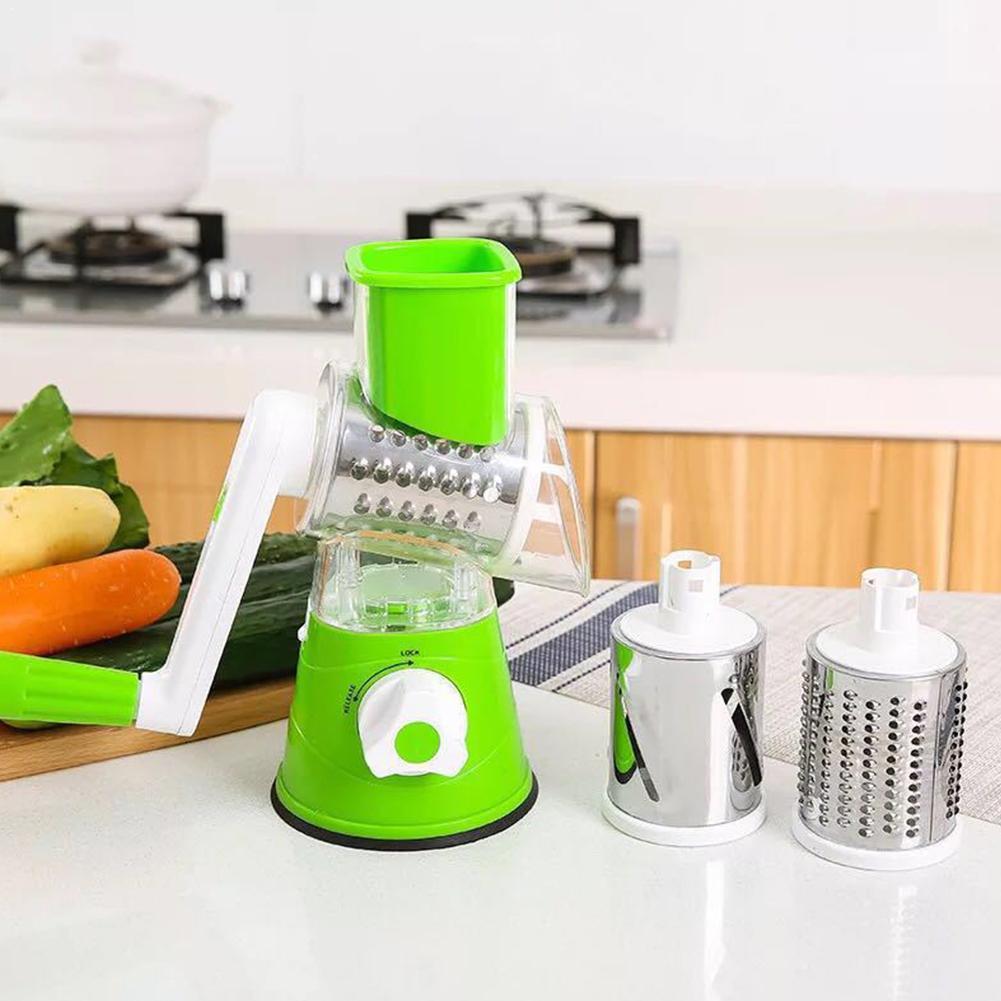 Răzătoare Multifuncțională Manuală pentru Fructe și Legume – Tabletop Drum Grater